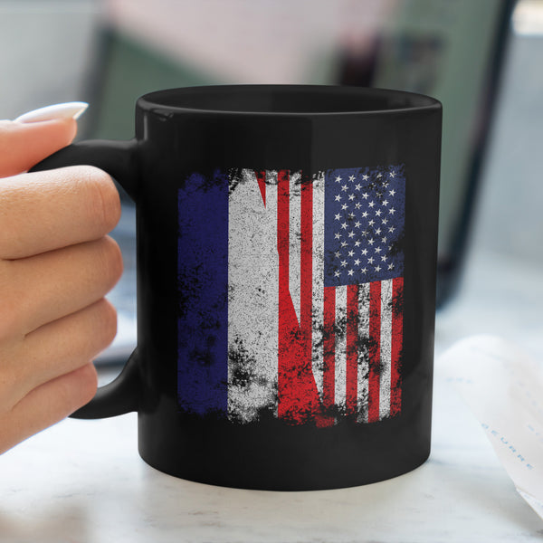 Los Altos USA Flag - Half American Mug