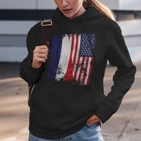 Los Altos USA Flag - Half American Hoodie