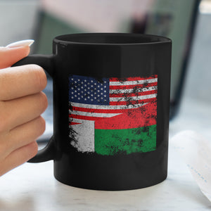 Madagascar USA Flag Mug