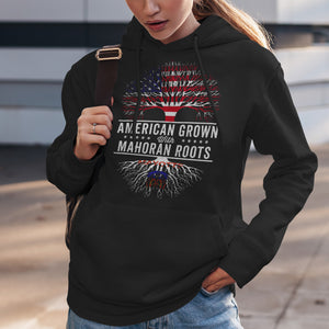 American Grown Mahoran Roots Flag Hoodie