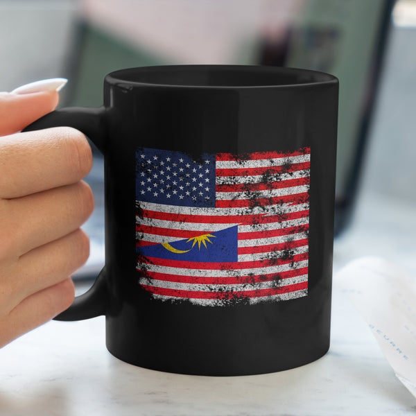 Malaysia USA Flag Mug
