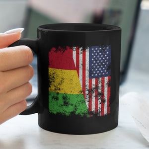 Mali USA Flag - Half American Mug