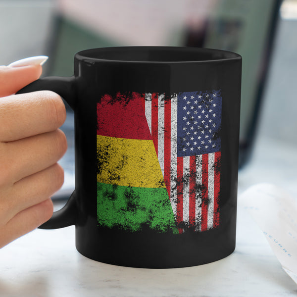 Mali USA Flag - Half American Mug