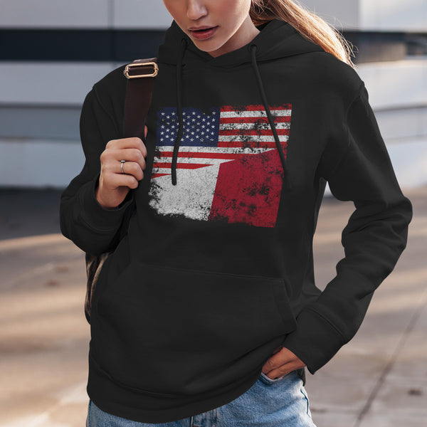 Malta USA Flag Hoodie