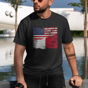 Malta USA Flag T-Shirt