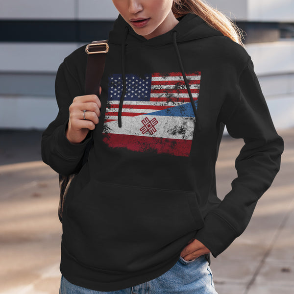 Mari El 2006-2011 USA Flag Hoodie