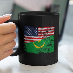 Mauritania 1959-2017 USA Flag Mug