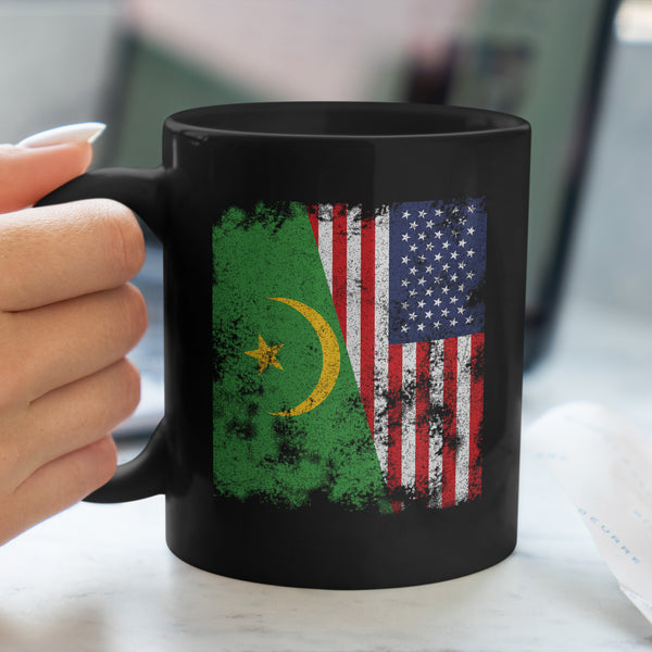 Mauritania 1959-2017 USA Flag Mug