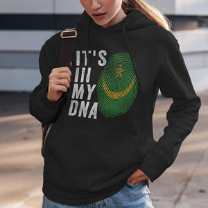 It's In My DNA - Mauritania 1959-2017 Flag Hoodie Black / S