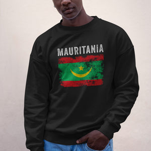 Mauritania Flag Vintage Mauritanian Flag Sweatshirt