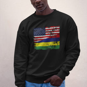 Mauritius USA Flag Sweatshirt