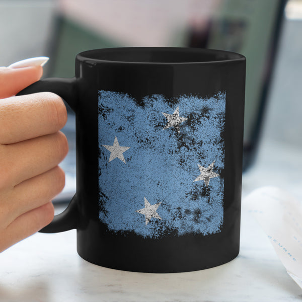 Micronesia Flag - Distressed Flag Mug