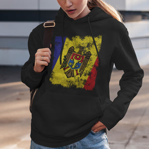 Moldova Flag Hoodie