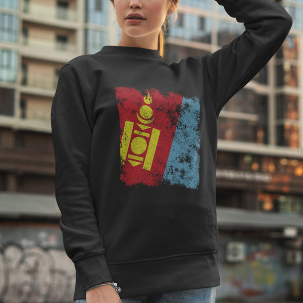 Mongolia Flag Sweatshirt