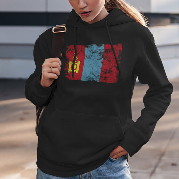 Mongolia Flag Hoodie