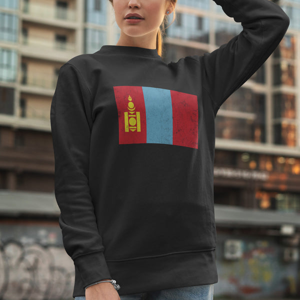 Mongolia Flag Sweatshirt