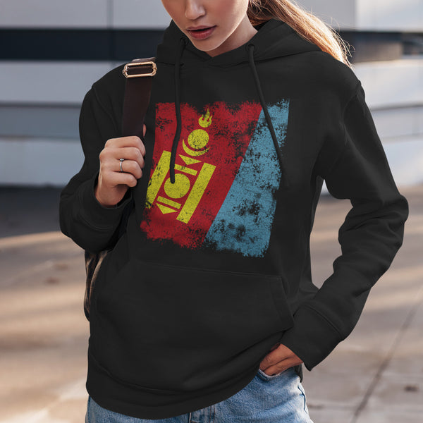 Mongolia Flag Hoodie