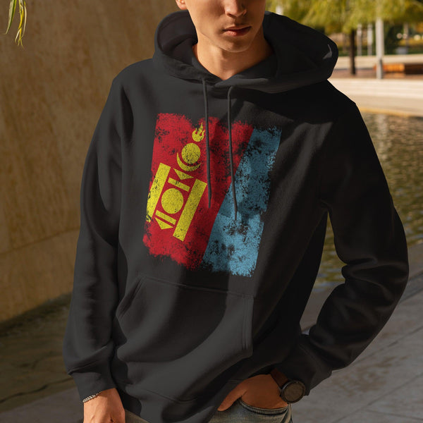 Mongolia Flag Hoodie