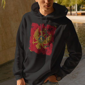 Montenegro Flag Hoodie