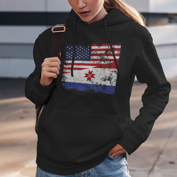 Mordovia USA Flag Hoodie