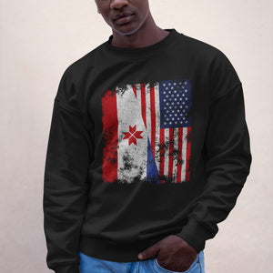 Mordovia USA Flag - Half American Sweatshirt