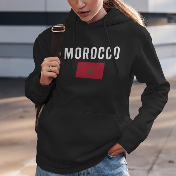 Morocco Flag Hoodie