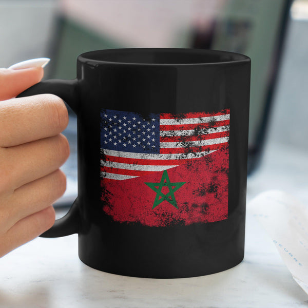Morocco USA Flag Mug