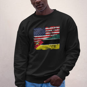 Mozambique USA Flag Sweatshirt