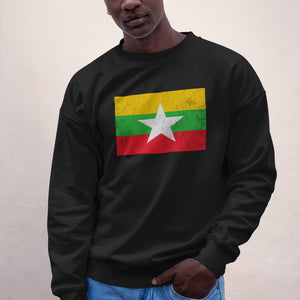 Myanmar Flag Sweatshirt