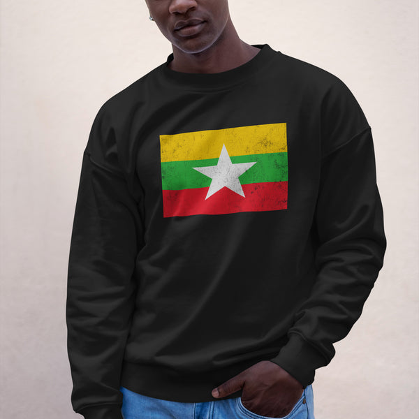 Myanmar Flag Sweatshirt