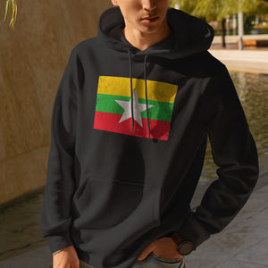 Myanmar Flag Hoodie
