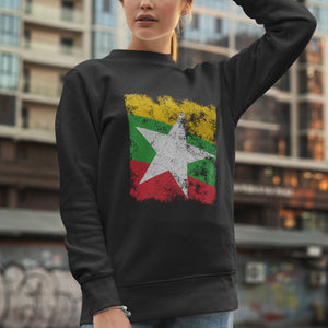 Myanmar Flag Sweatshirt