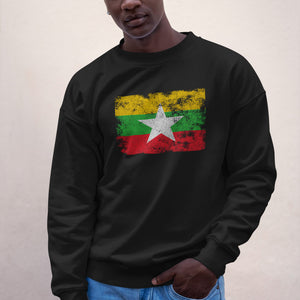 Myanmar Flag Sweatshirt