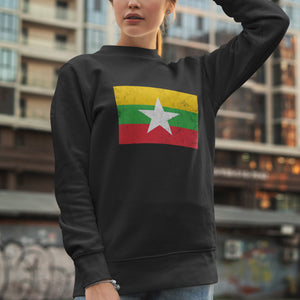 Myanmar Flag Sweatshirt