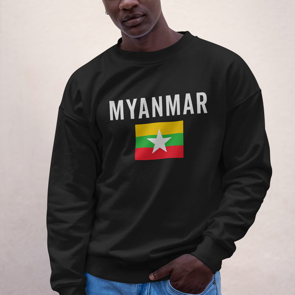 Myanmar Flag Sweatshirt