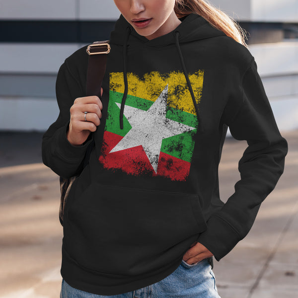 Myanmar Flag Hoodie