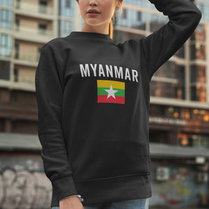 Myanmar Flag Sweatshirt