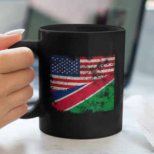 Namibia USA Flag Mug