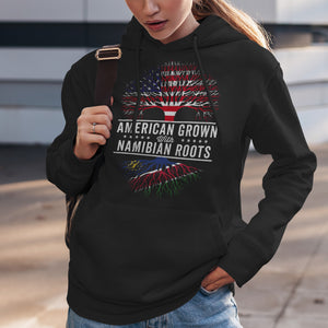 American Grown Namibian Roots Flag Hoodie