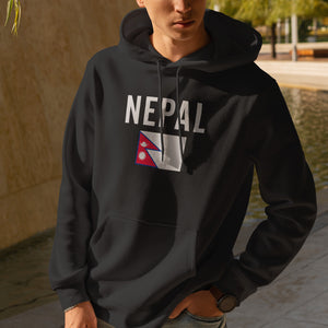 Nepal Flag Hoodie