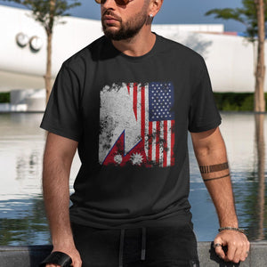Nepal USA Flag - Half American T-Shirt