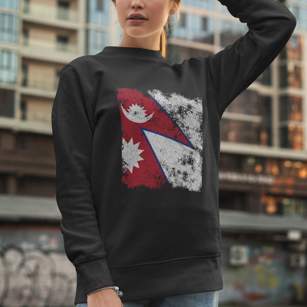 Nepal Flag Sweatshirt