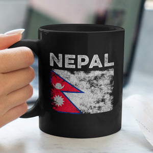 Nepal Flag Mug