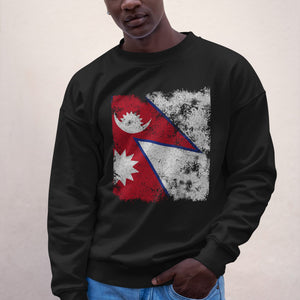 Nepal Flag Sweatshirt