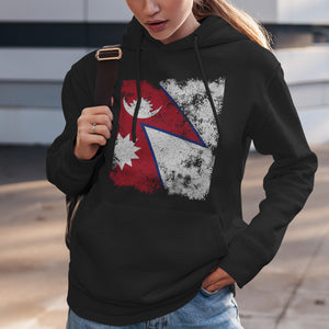 Nepal Flag Hoodie