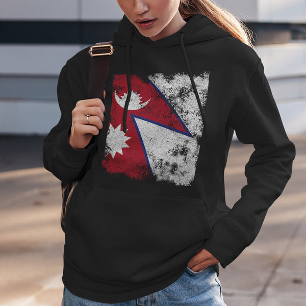 Nepal Flag Hoodie