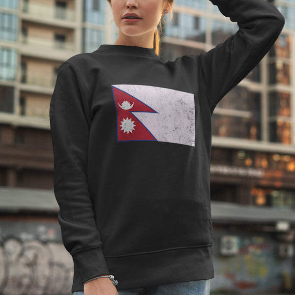 Nepal Flag Sweatshirt