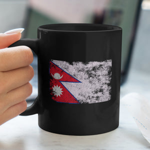 Nepal Flag Mug