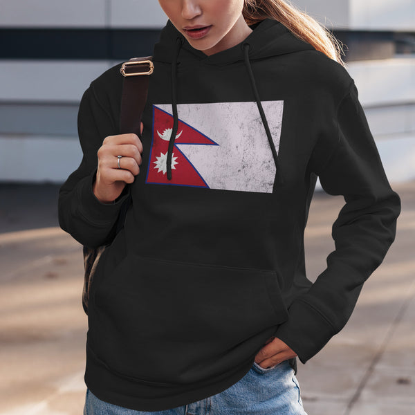 Nepal Flag Hoodie