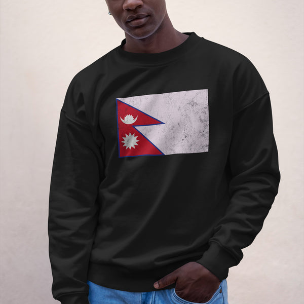 Nepal Flag Sweatshirt
